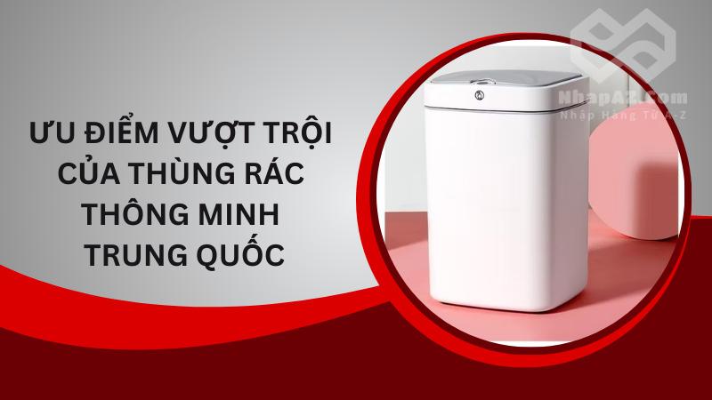 Thùng rác thông minh Trung Quốc: Sự lựa chọn tiện ích và tiết kiệm Ưu điểm nổi bật của thùng rác thông minh Trung Quốc
