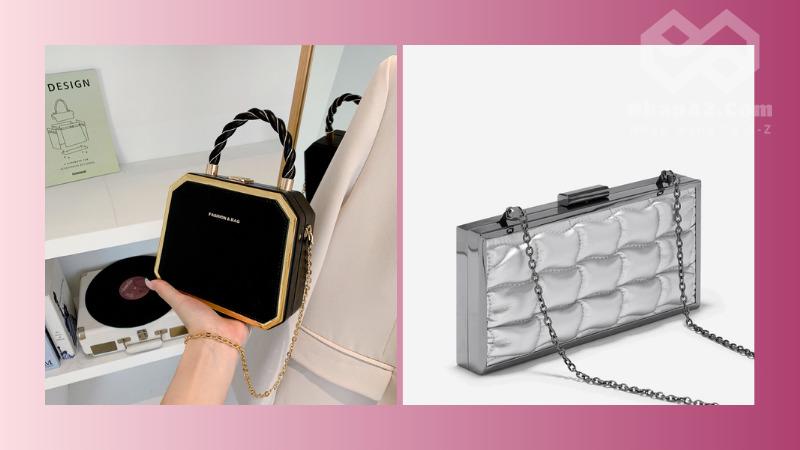 Top 5 mẫu clutch Trung Quốc thời trang và thanh lịch nhất Clutch hộp vuông