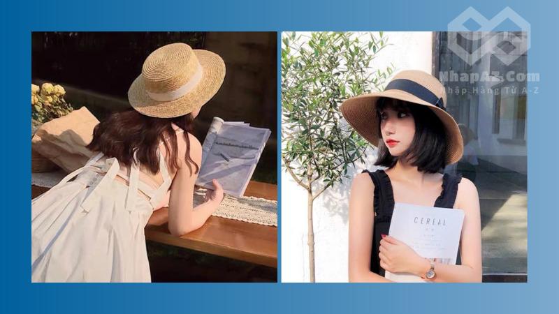 5 kiểu mũ rộng vành Trung Quốc giúp bạn nổi bật trong mùa hè Mũ rộng vành bằng cói
