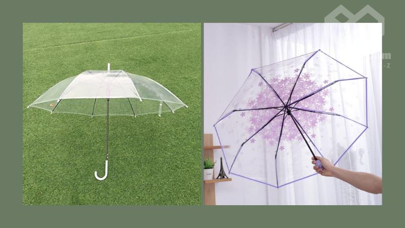 5 mẫu ô dù Trung Quốc đẹp và được yêu thích nhất hiện nay Ô dù trong suốt