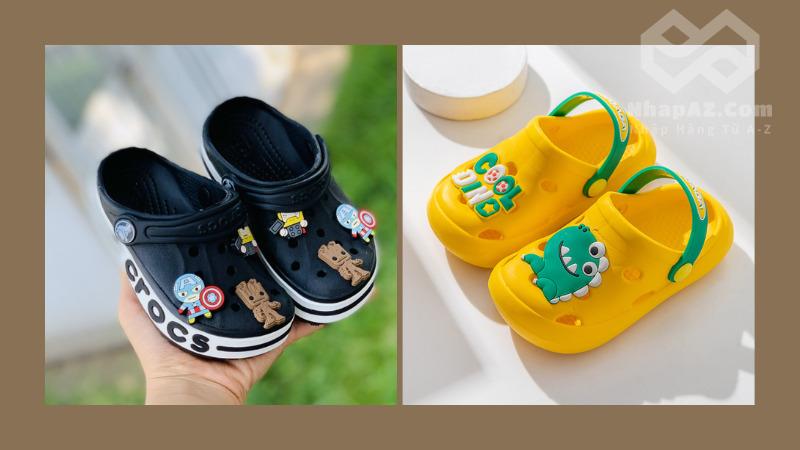 Top 5 mẫu dép trẻ em Trung Quốc thời trang, năng động Dép crocs cho trẻ em