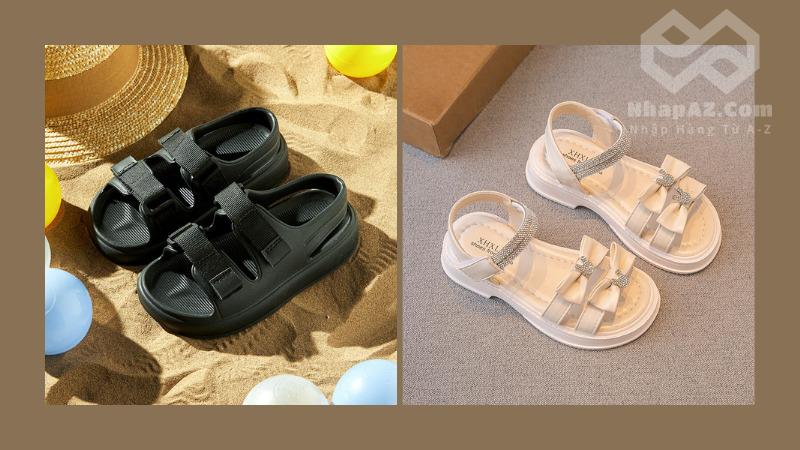 Top 5 mẫu dép trẻ em Trung Quốc thời trang, năng động Dép sandal tiện lợi