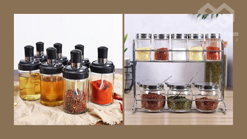 Top 3 hộp gia vị Trung Quốc giúp bếp gọn đẹp Hộp đựng gia vị bằng thủy tinh cao cấp