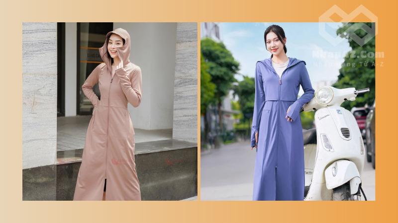 Áo chống nắng Trung Quốc: Phụ kiện không thể thiếu trong mùa hè Áo chống nắng dáng dài toàn thân