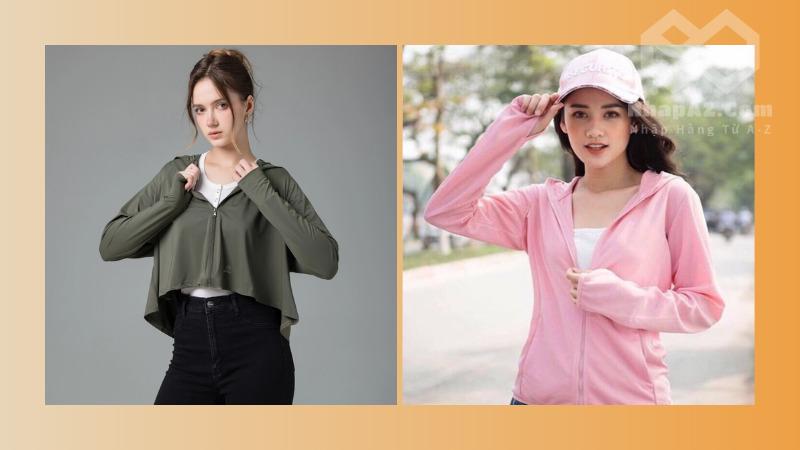 Áo chống nắng Trung Quốc: Phụ kiện không thể thiếu trong mùa hè Áo chống nắng từ vải thun lạnh