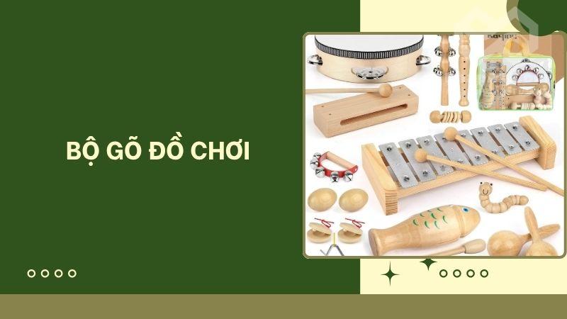 Đồ chơi nhạc cụ Trung Quốc: Phát triển trí tuệ thông minh cho bé bo go do choi