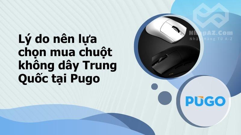 Chuột không dây Trung Quốc: Đa dạng, giá tốt, phù hợp mọi nhu cầu ly do nen lua chon mua chuot khong day trung quoc tai pugo