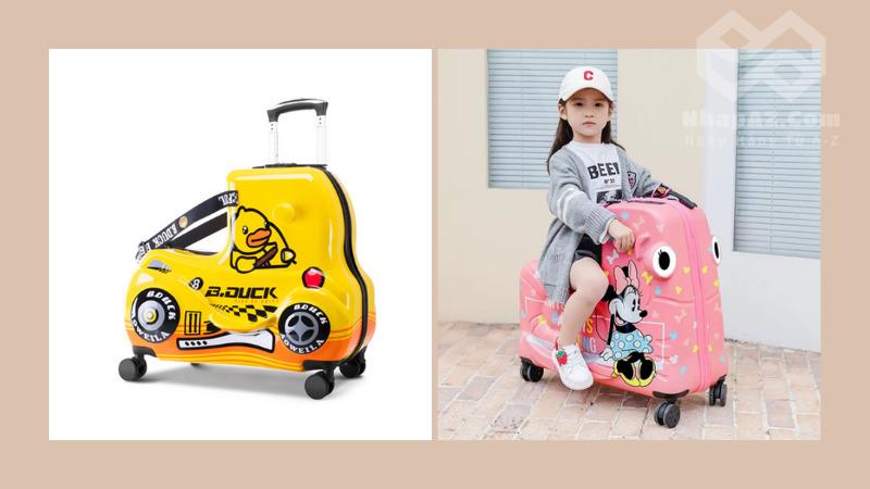 Gợi ý chọn vali trẻ em đẹp, bền và thịnh hành nhất năm 2025 Vali ngồi được