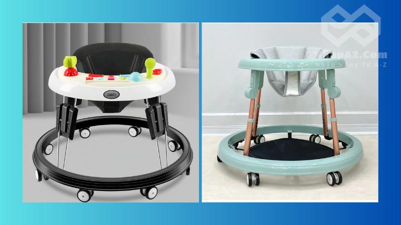 Gợi ý 3 mẫu xe tập đi cho bé Trung Quốc đáng mua nhất hiện nay Xe tập đi tròn xoay linh hoạt 360 độ