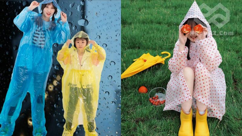 Áo mưa tiện lợi dùng một lần