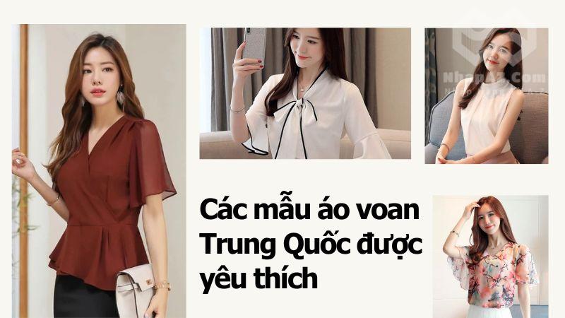 Áo voan Trung Quốc: Thiết kế độc đáo , chất lượng hàng đầu cac mau ao voan trung quoc duoc ua thich