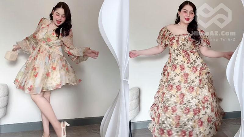 Váy liền dáng xòe