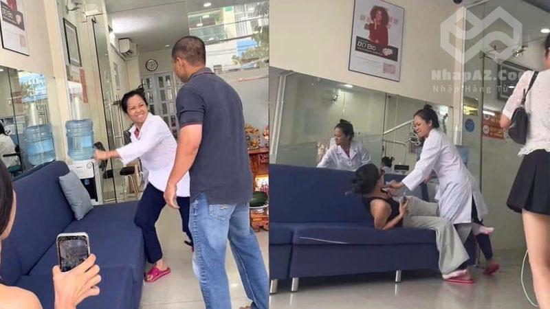 Hình ảnh ghi lại vụ việc