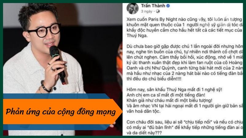 Phản ứng của cộng đồng mạng