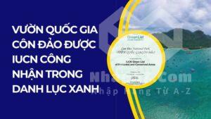 Vườn quốc gia Côn Đảo được IUCN công nhận trong Danh lục xanh
