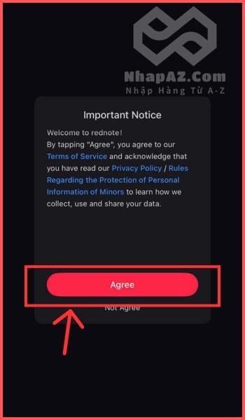 Chấp nhận các điều khoản 