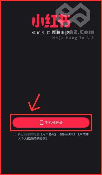 Chọn Đăng nhập bằng số điện thoại 