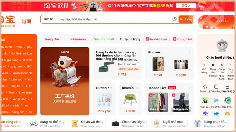 Hướng dẫn cách tìm nguồn hàng trên Taobao đơn giản và hiệu quả Dịch trang sang tiếng Việt