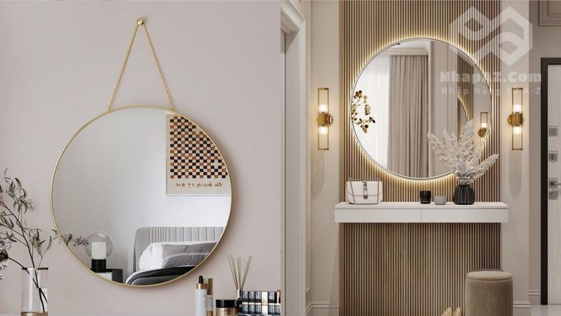 Gương trang điểm treo tường