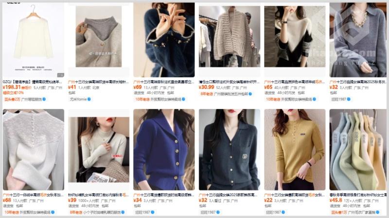 Nhập hàng trên Taobao