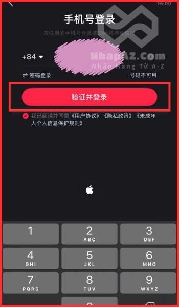 Điền số điện thoại 