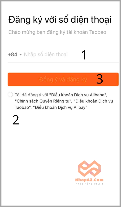 Điền số điện thoại 