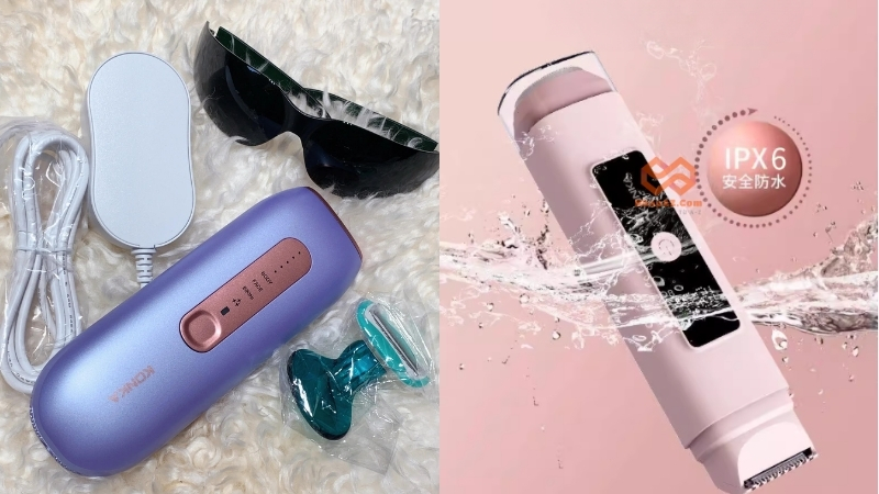 Những mẫu máy triệt lông mini Trung Quốc đáng mua nhất hiện nay Konka – Máy triệt lông mini đa năng