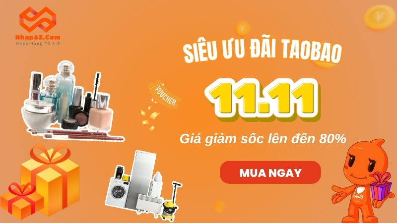 Đại Tiệc Sale 11.11 Trên Taobao – Mua Sắm Thả Ga, Ưu Đãi Không Giới Hạn Đại tiệc sale 11.11 trên Taobao - Ưu đãi lớn, mua sắm thoả ga
