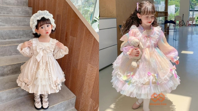 Váy công chúa bồng bềnh