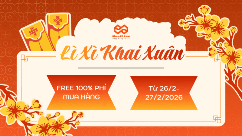 Lì Xì Đầu Xuân – Nhapaz Miễn Phí 100% Phí Mua Hộ! Chỉ 2 Ngày Duy Nhất! Vang Cam Don Gian Loi Chuc Mung Nam Moi Thong Bao Lich Nghi Tet Nguyen Dan Facebook Banner 1