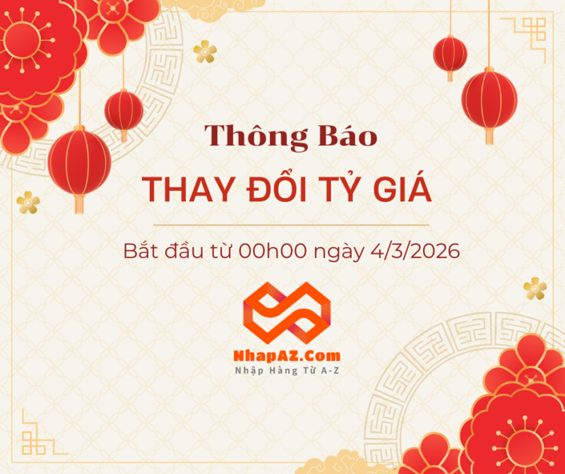 NHAPAZ thay đổi tỷ giá Nhân Dân Tệ từ ngày 04/03/2026 Do Phong Cach Tet Nguyen Dan Thong bao Bai dang Facebook