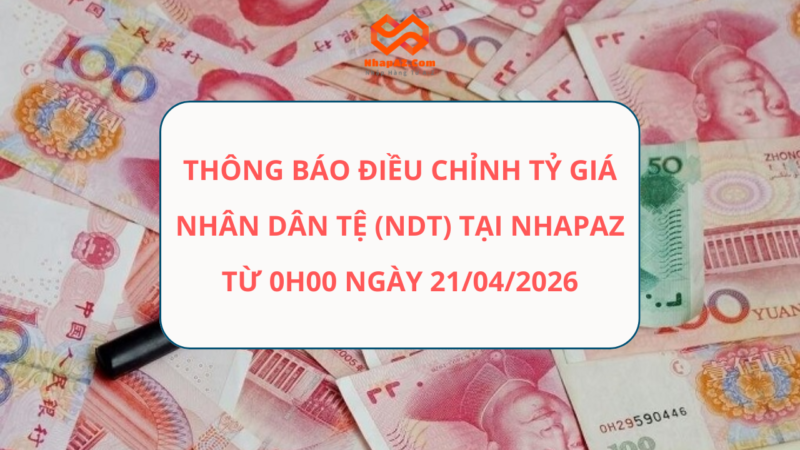 nhapaz thay đổi tỷ giá