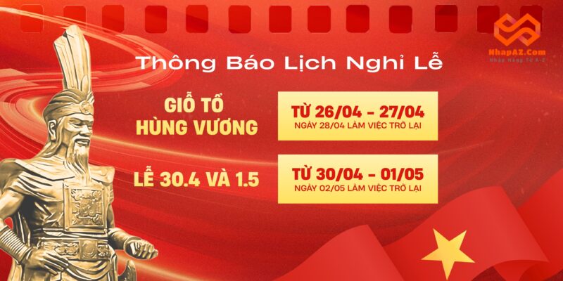 lịch nghỉ giỗ tổ và 30.4-1.5