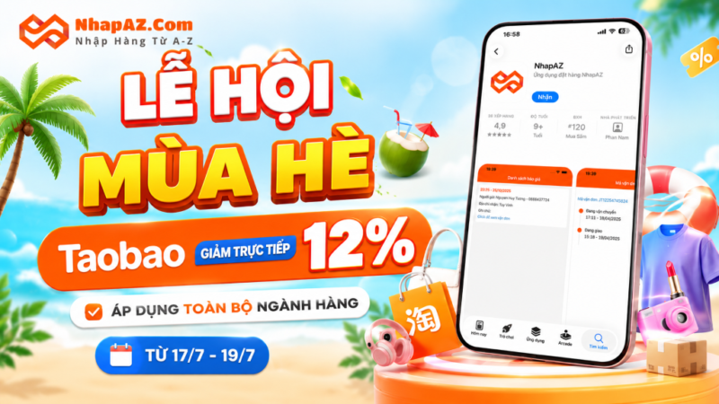 SUPER 88 – SĂN DEAL TAOBAO GIÁ TỐT CÙNG NHAPAZ!